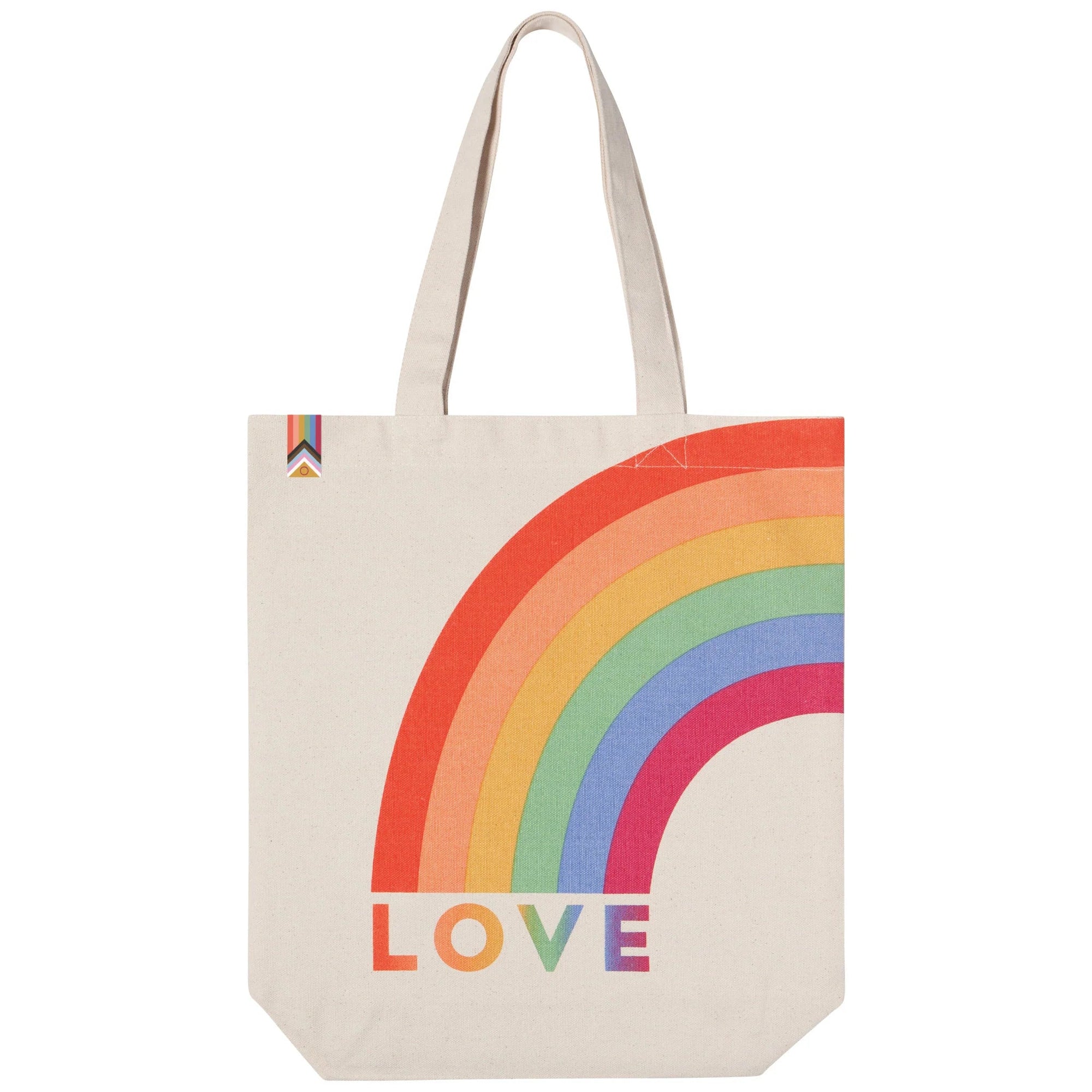 LOVE IS LOVE TOTE BAG-Bags & Wallets-DANICA-Coriander