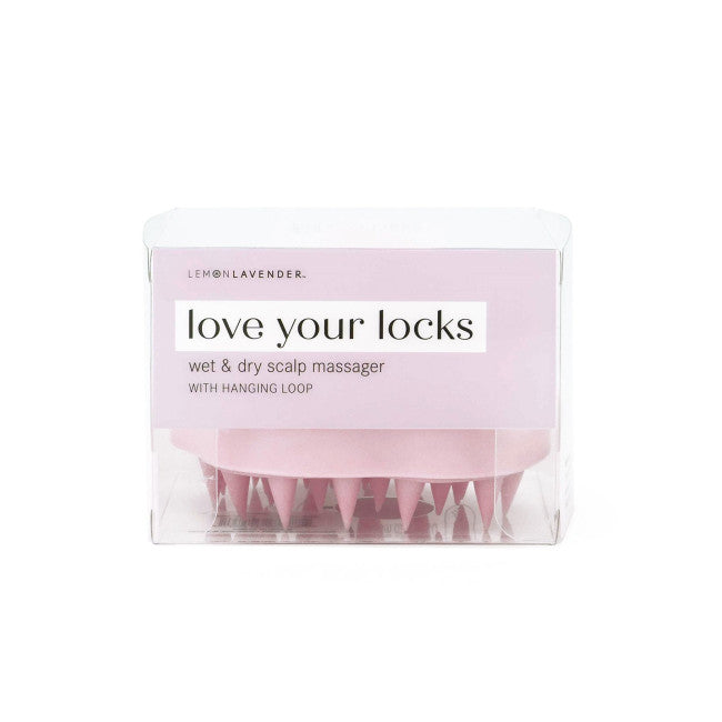 LOVE YOUR LOCKS SELF-CARE SCALP MASSAGER-Self Care-LEMON LAVENDER-PINK-Coriander