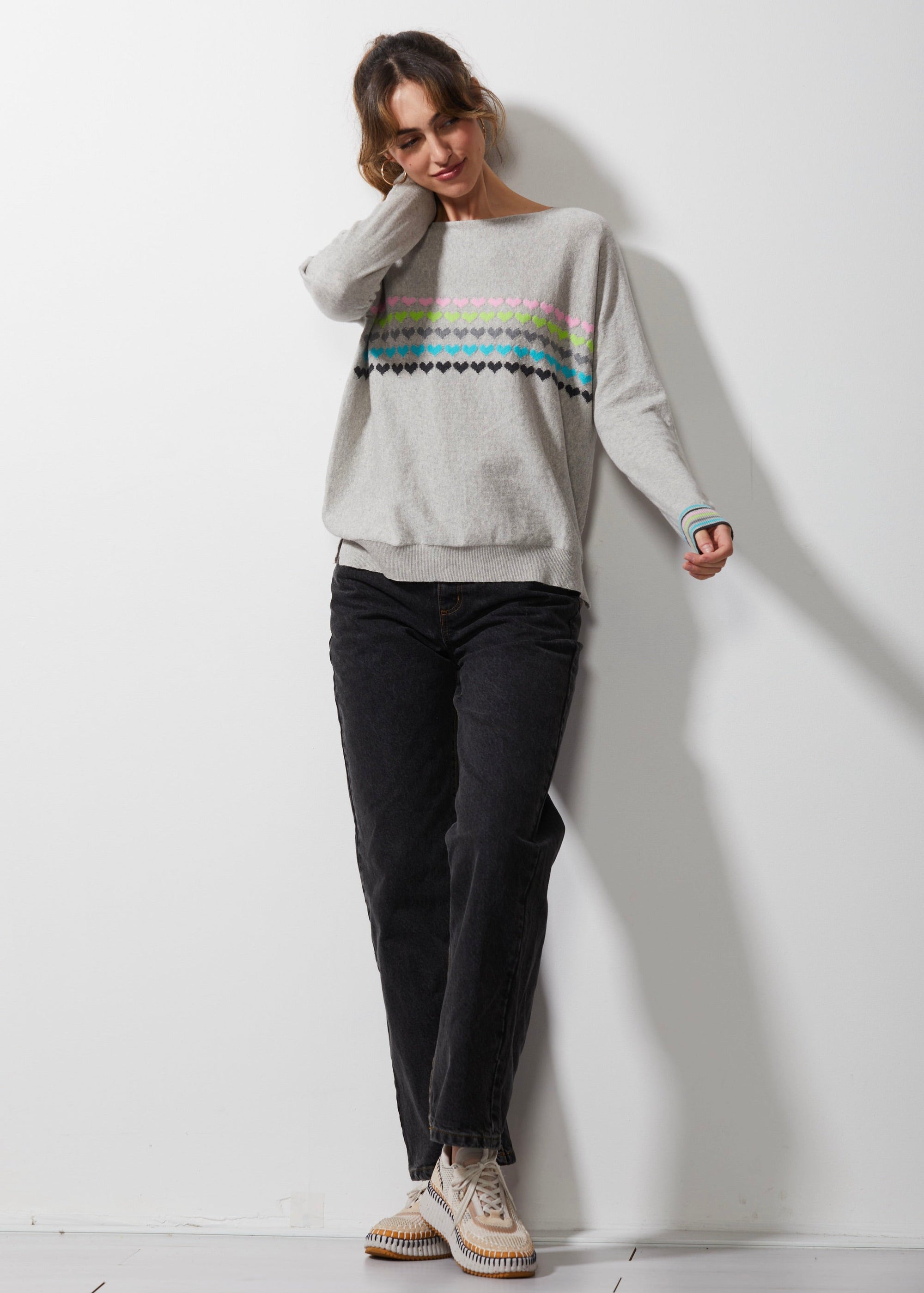 LOVESTRUCK SWEATER-Jackets & Sweaters-ZAKET & PLOVER-Coriander