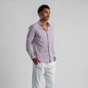 L/S BUTTON UP SHIRT | WILDFLOWER-Shirt-STONE ROSE-Coriander