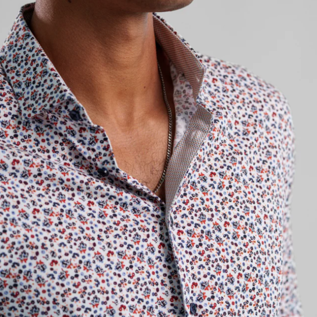 L/S BUTTON UP SHIRT | WILDFLOWER-Shirt-STONE ROSE-Coriander