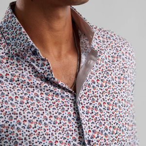 L/S BUTTON UP SHIRT | WILDFLOWER-Shirt-STONE ROSE-Coriander