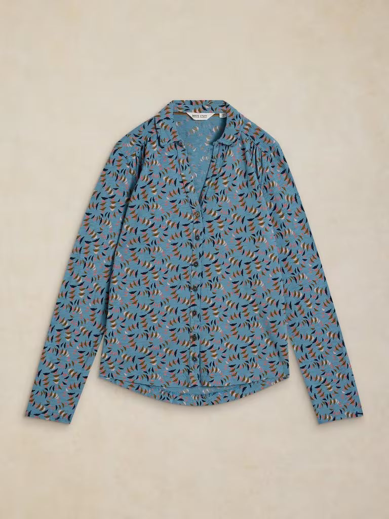 L/S SHIRT | ANNIE JERSEY-Tops-WHITE STUFF-Coriander