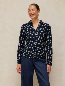 L/S SHIRT | ANNIE JERSEY-Tops-WHITE STUFF-6-NAVY-Coriander