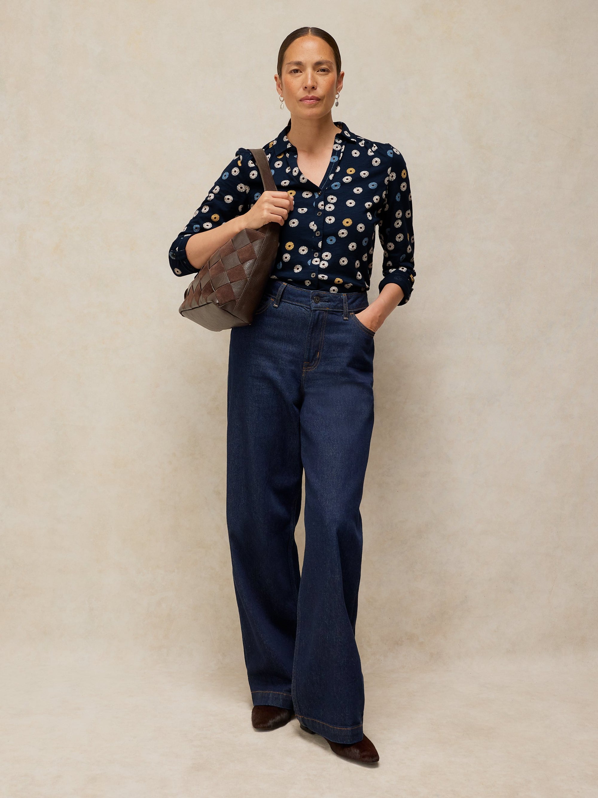 L/S SHIRT | ANNIE JERSEY-Tops-WHITE STUFF-Coriander