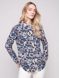 L/S SHIRT | BUTTON DOWN: CAVALO-Tops-CHARLIE B-Coriander
