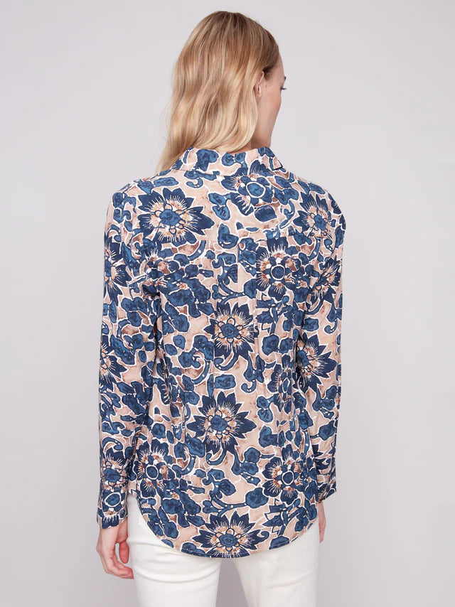 L/S SHIRT | BUTTON DOWN: CAVALO-Tops-CHARLIE B-Coriander