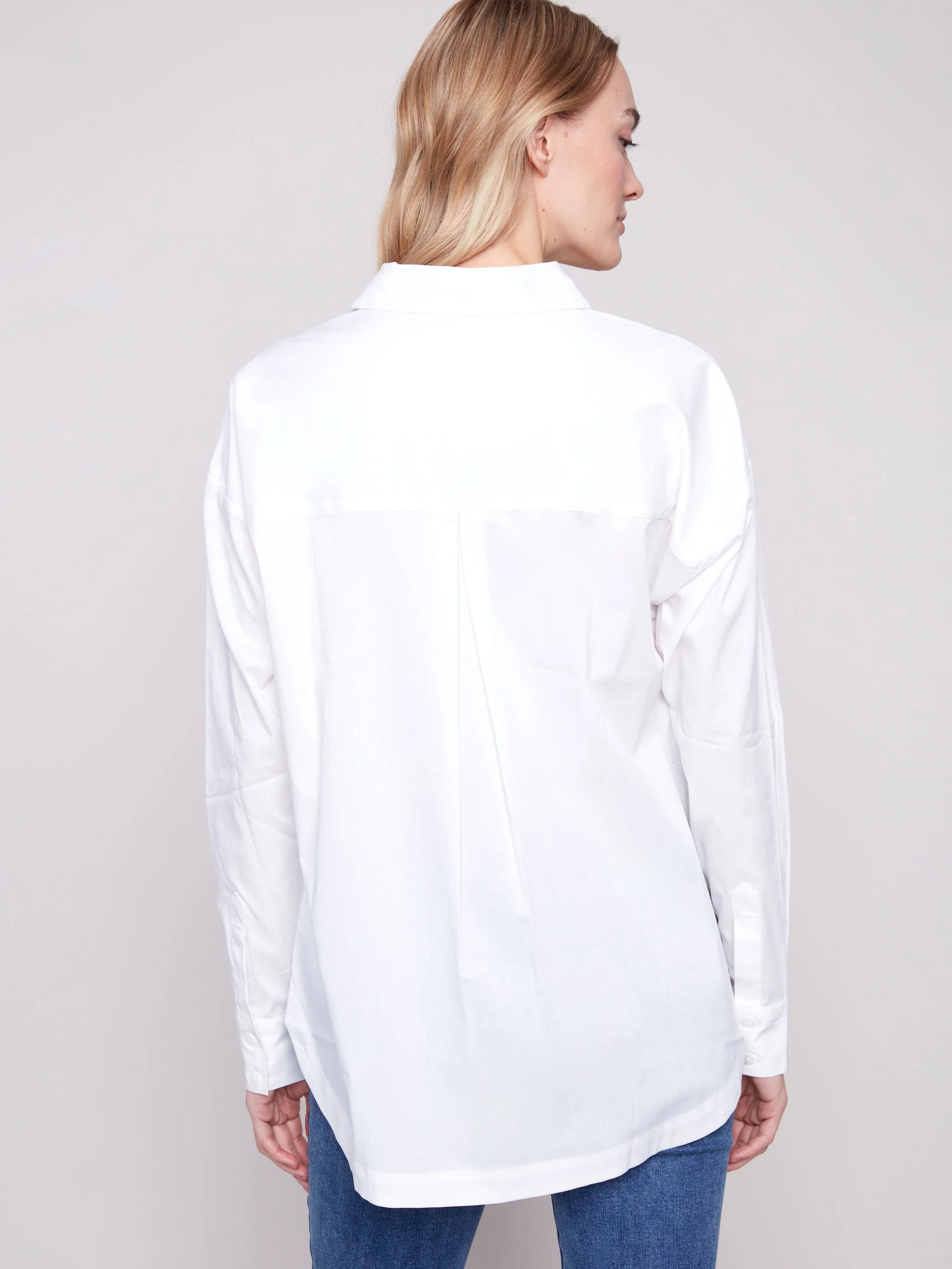 L/S SHIRT | CHEST POCKETS-Tops-CHARLIE B-Coriander