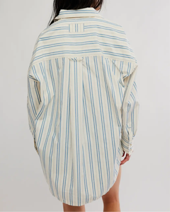 L/S SHIRT | FREDDIE STRIPED: IVORY COMBO-Top-FREE PEOPLE-Coriander