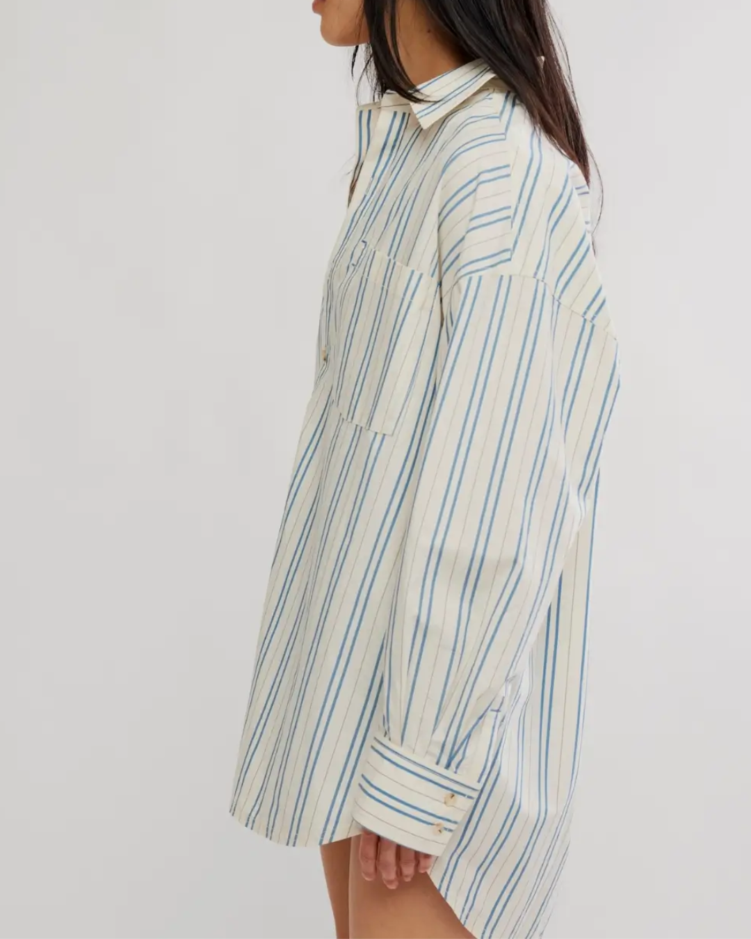 L/S SHIRT | FREDDIE STRIPED: IVORY COMBO-Top-FREE PEOPLE-Coriander