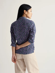 L/S SHIRT | LARISSA: BRIGHT ORCHID and MEADOW-Top-SEASALT-Coriander