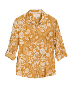 L/S SHIRT | LARISSA: BRIGHT ORCHID and MEADOW-Top-SEASALT-Coriander