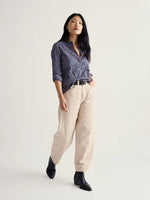 L/S SHIRT | LARISSA: BRIGHT ORCHID and MEADOW-Top-SEASALT-Coriander