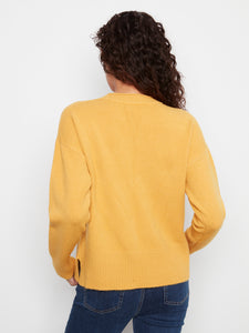 L/S SWEATER | PATCH POCKET SWEATER-Jackets & Sweaters-CHARLIE B-Coriander