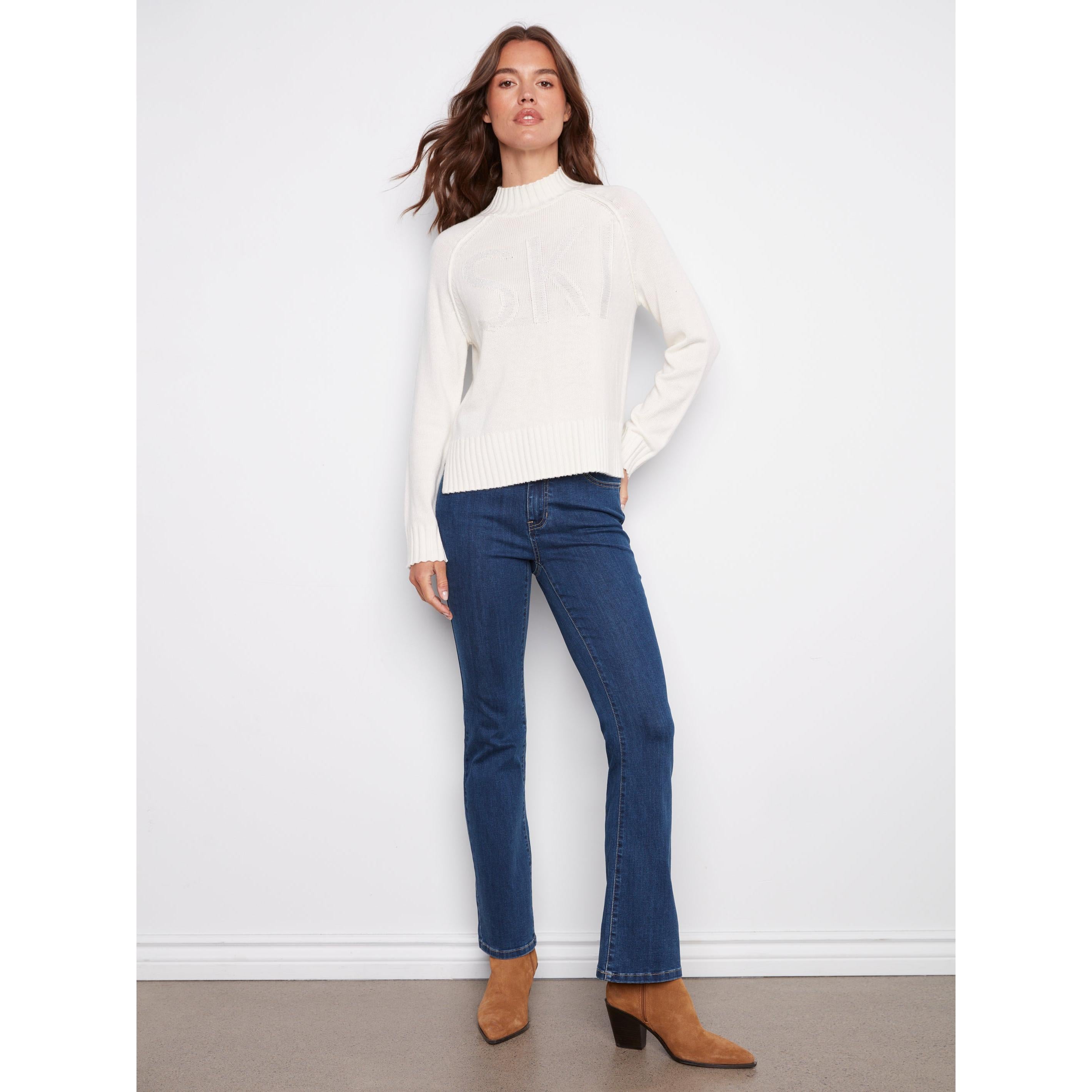 L/S SWEATER | SKI RAGLAN-Jackets & Sweaters-CHARLIE B-Coriander
