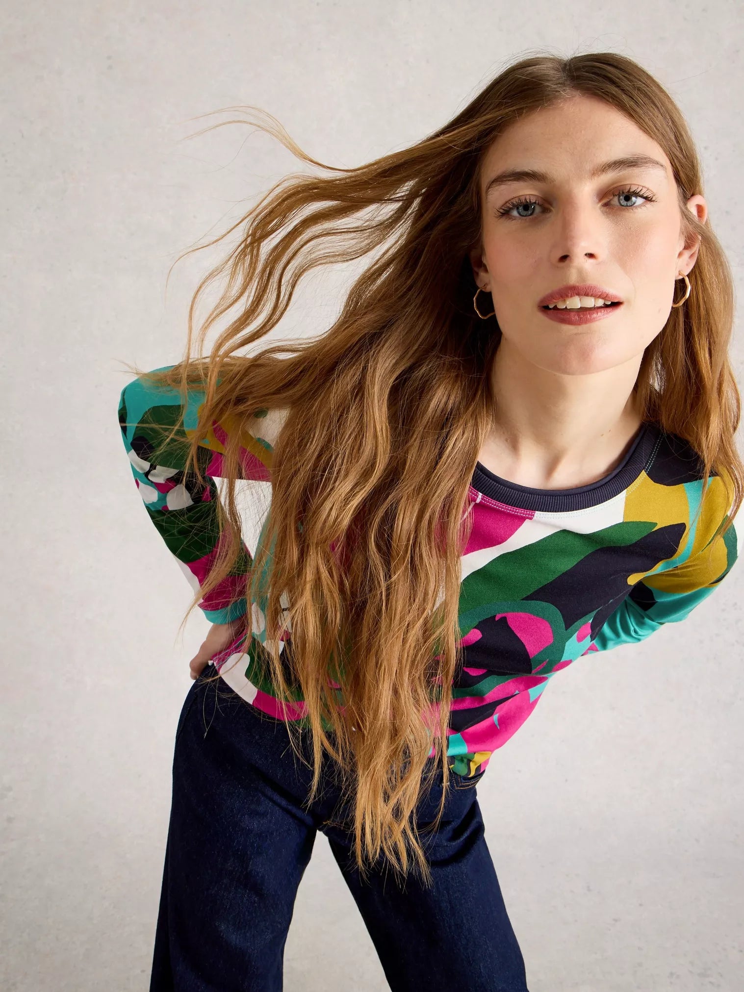 L/S TEE | CLARA-Tops-WHITE STUFF-8-Pink-Coriander