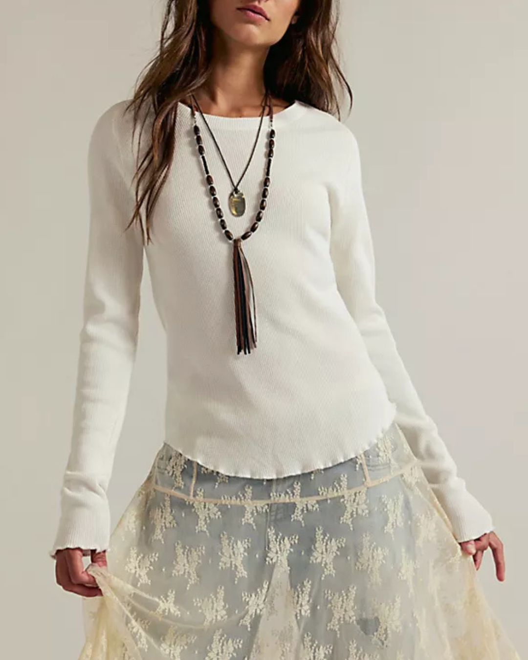 L/S TEE | EASY DOES IT-Top-FREE PEOPLE-Coriander