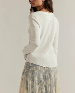 L/S TEE | EASY DOES IT-Top-FREE PEOPLE-Coriander