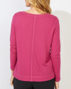L/S TEE | STAY CENTERED-Tops-ESCAPE-Coriander