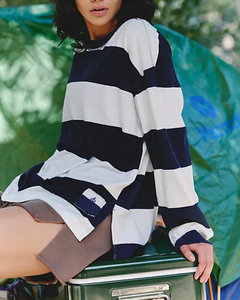 L/S TOP | HUSTLE STRIPED LAYER-Tops-FREE PEOPLE-Coriander