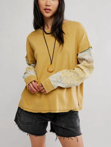 L/S TOP | WILD AND FREE TWOFER-Top-FREE PEOPLE-Coriander