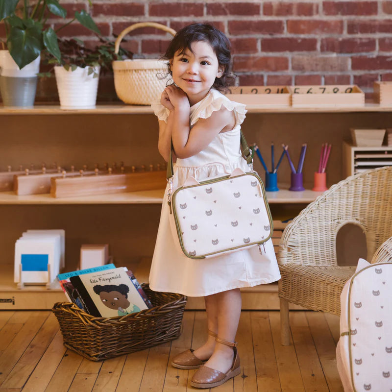 LUNCH BOX | CAT EARS-Bags & Wallets-SOYOUNG-Coriander
