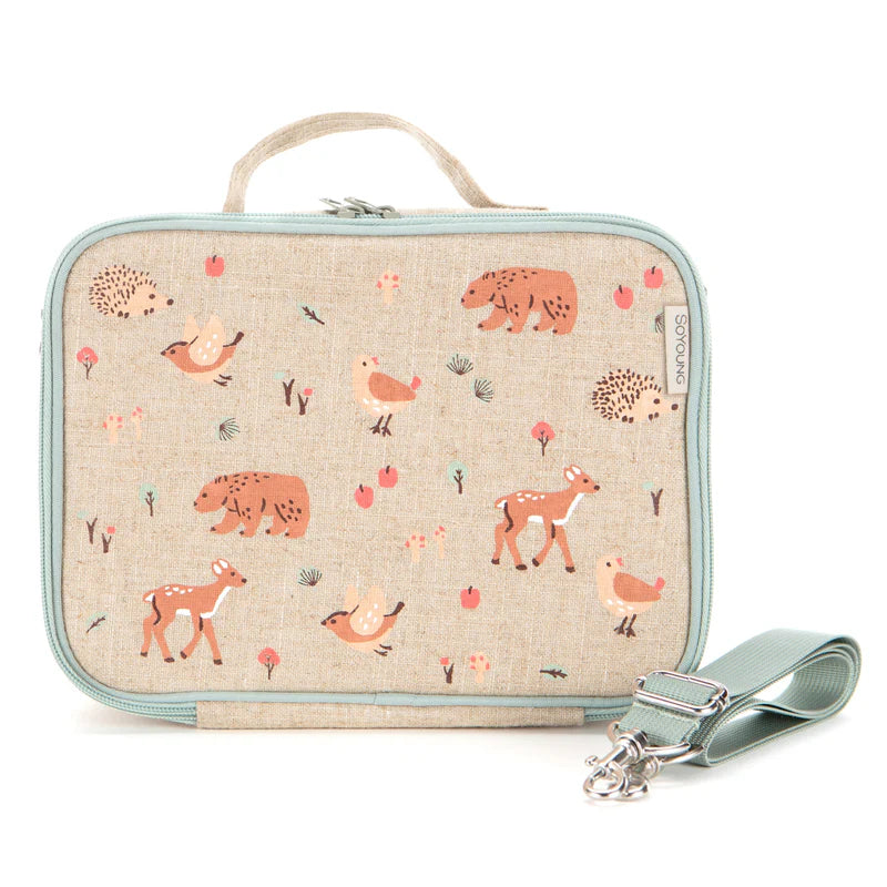 LUNCH BOX | FOREST FRIENDS-Bags & Wallets-SOYOUNG-Coriander