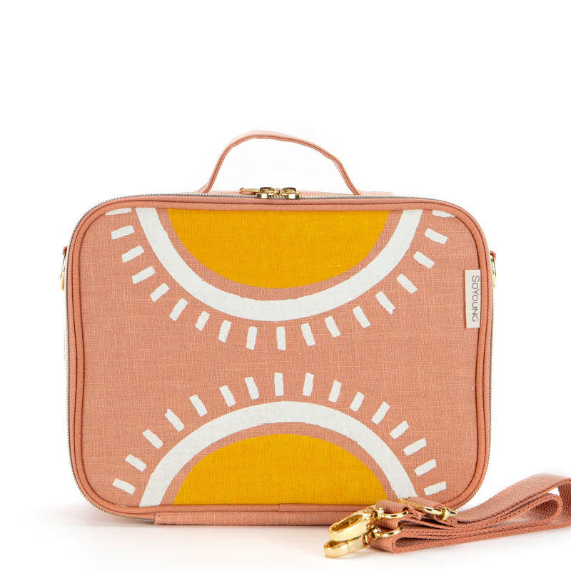 LUNCH BOX | SUNRISE MUTED CLAY-Bags & Wallets-SOYOUNG-Coriander