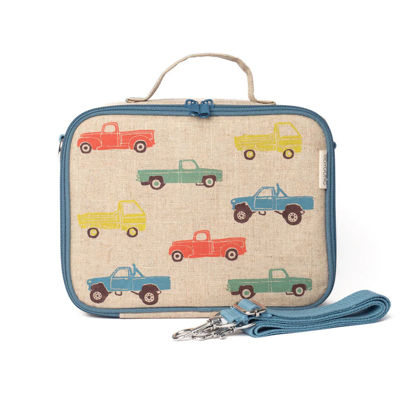 LUNCH BOX | VINTAGE TRUCKS-Bags & Wallets-SOYOUNG-Coriander