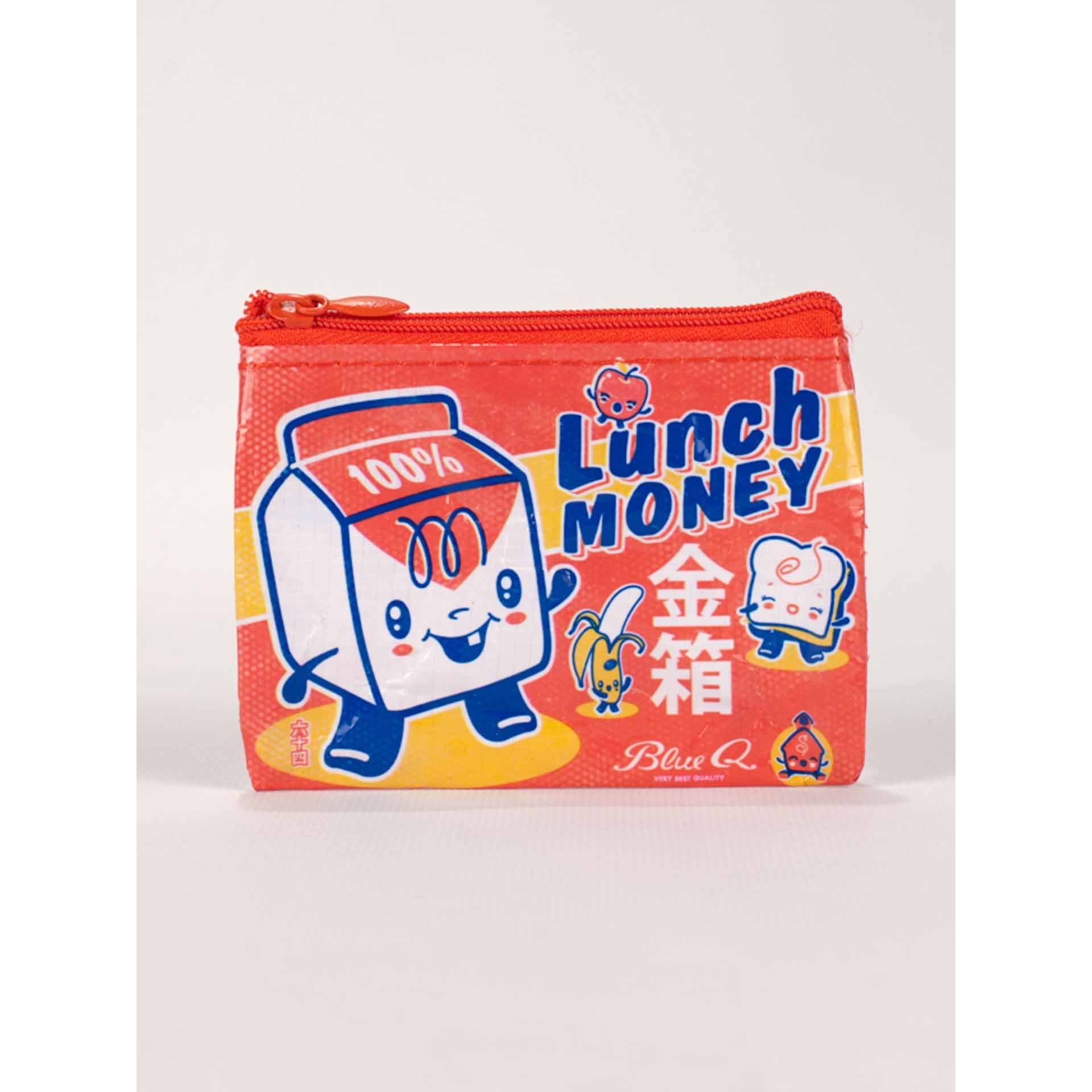 LUNCH MONEY COIN PURSE-Bags & Wallets-BLUE Q-Coriander