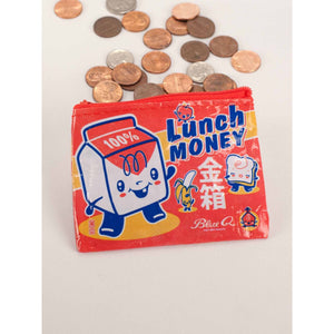 LUNCH MONEY COIN PURSE-Bags & Wallets-BLUE Q-Coriander