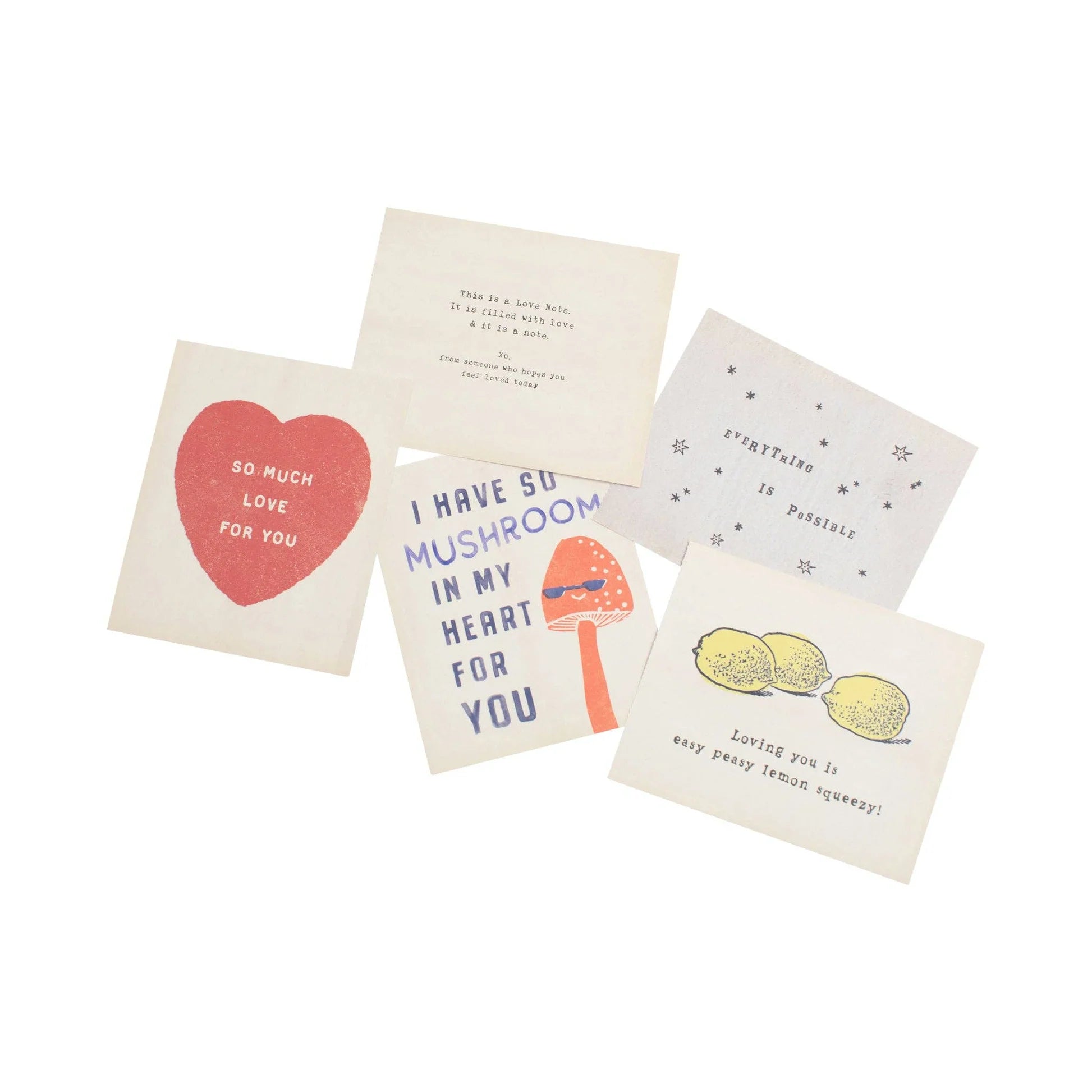 NOTE SET | LUNCHBOX LOVE NOTES-Books & Stationery-SUGARBOO-Coriander