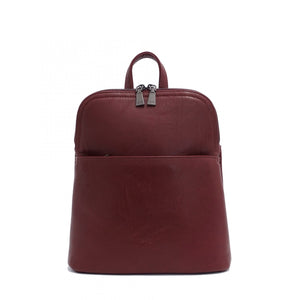 MAGGIE CONVERTIBLE BACKPACK-Backpack-S-Q-WINE RED-Coriander