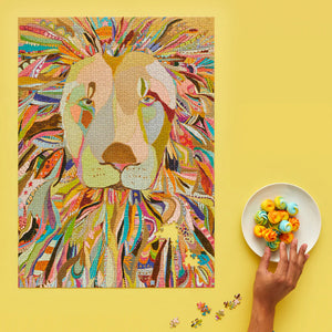 MAJESTIC LION 1 000 PIECE PUZZLE-Puzzle-WERKSHOPPE-Coriander