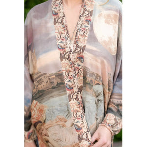 MATINEE DUSTER KIMONO | IMAGINARIUM-Scarves & Wraps-MARKET OF STARS-Coriander