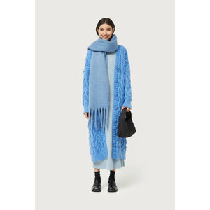 MAXI CABLE KNIT CARDI-Jackets & Sweaters-COMPANIA FANTASTICA-ONE-Blue-Coriander