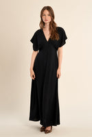 MAXI DRESS | BATWING: BLACK-Dress-MOLLY BRACKEN-SMALL-BLACK-Coriander