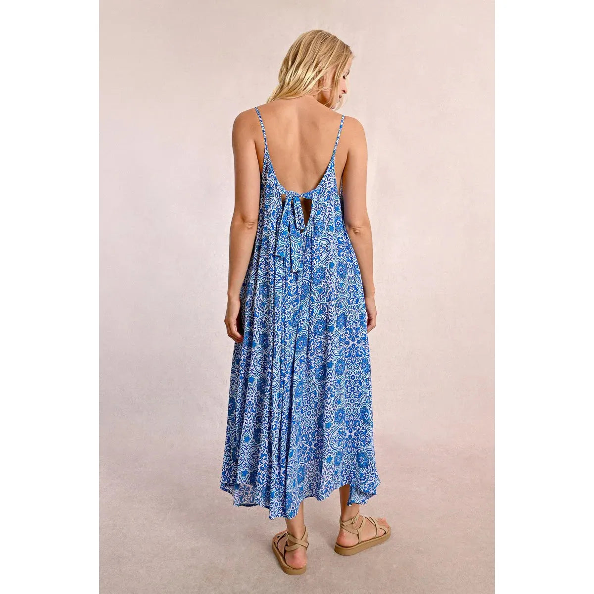 MAXI DRESS | BLUE ASHA-Dress-MOLLY BRACKEN-Coriander