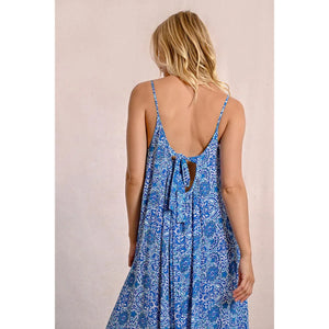 MAXI DRESS | BLUE ASHA-Dress-MOLLY BRACKEN-Coriander