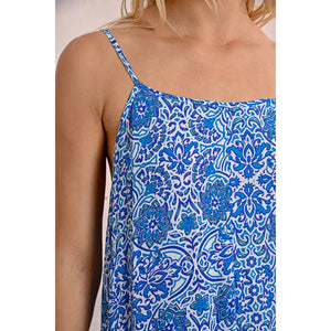 MAXI DRESS | BLUE ASHA-Dress-MOLLY BRACKEN-XSMALL-Blue-Coriander