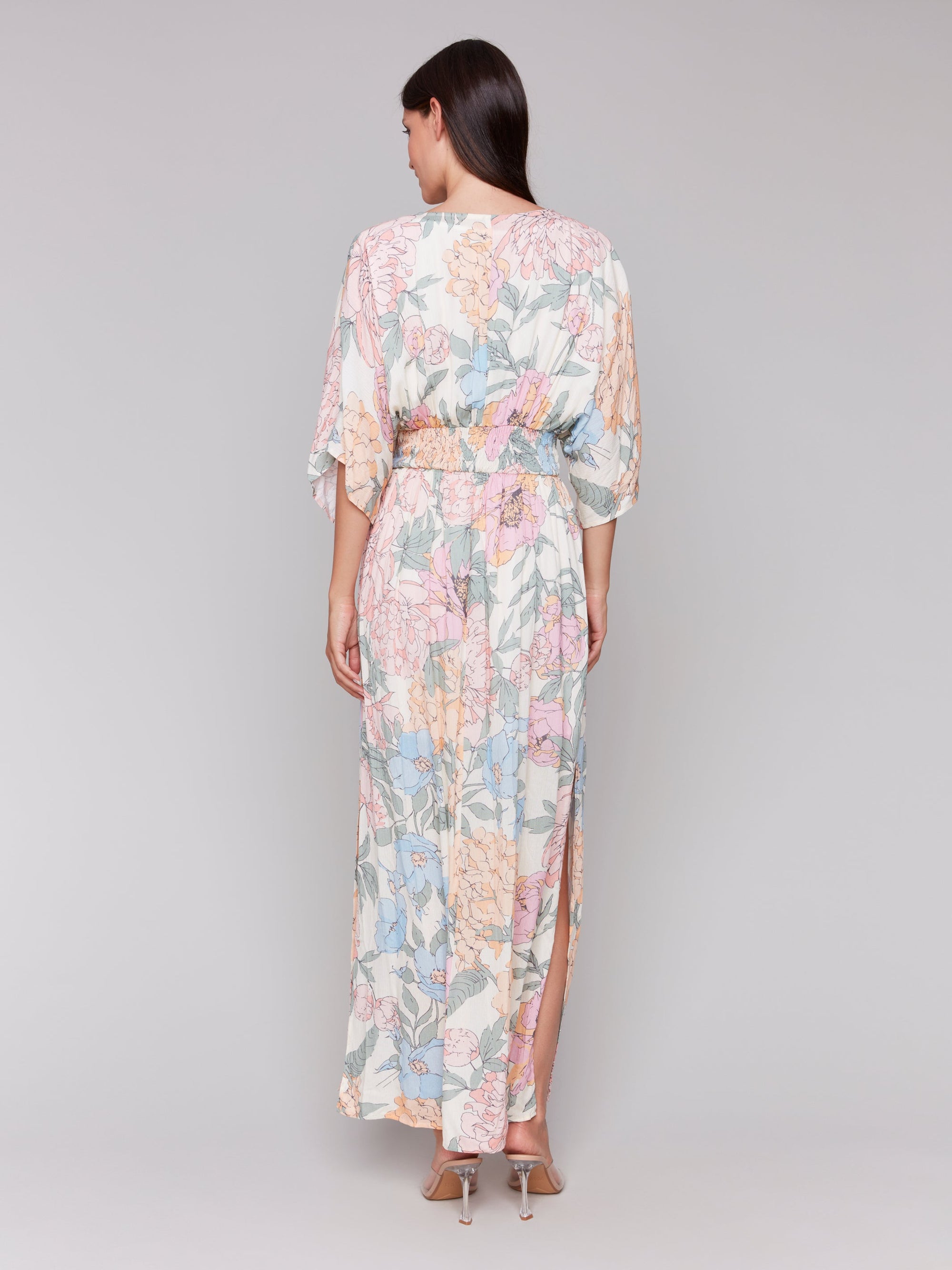 MAXI DRESS | DOLMAN SHORT SLEEVE-Dress-CHARLIE B-Coriander