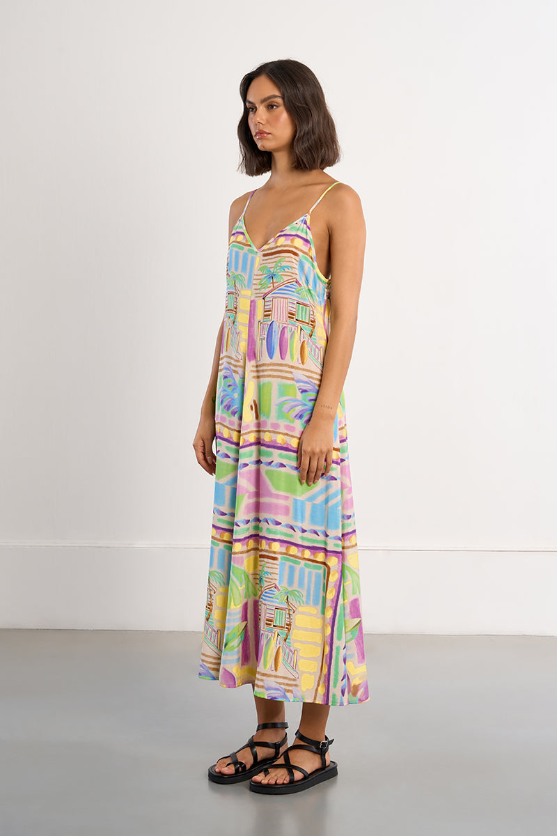 MAXI DRESS | MAUI-Dress-MOLLY BRACKEN-Coriander