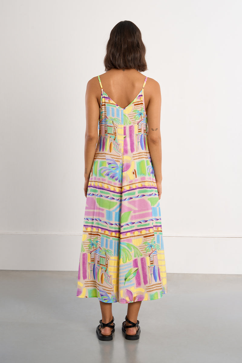 MAXI DRESS | MAUI-Dress-MOLLY BRACKEN-Coriander