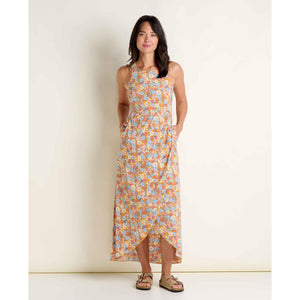 MAXI DRESS | SUNKISSED-Dress-TOAD&CO-SMALL-SUNSET PRINT-Coriander