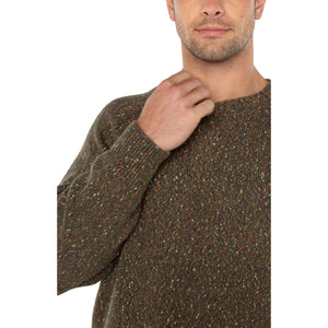 MEN'S CREW NECK SWEATER-Sweaters & Jackets-LIVERPOOL-Coriander