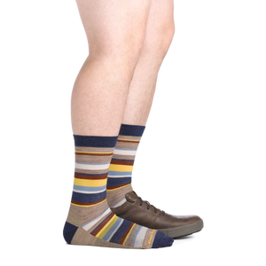 MEN'S LIGHTWEIGHT SOCKS | DRUID CREW-Socks & Footwear-DARN TOUGH-Coriander