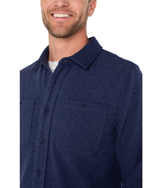 MEN'S L/S SHIRT | BUTTON UP-Shirts & Tops-LIVERPOOL-MEDIUM-MIDNIGHT BLUE-Coriander