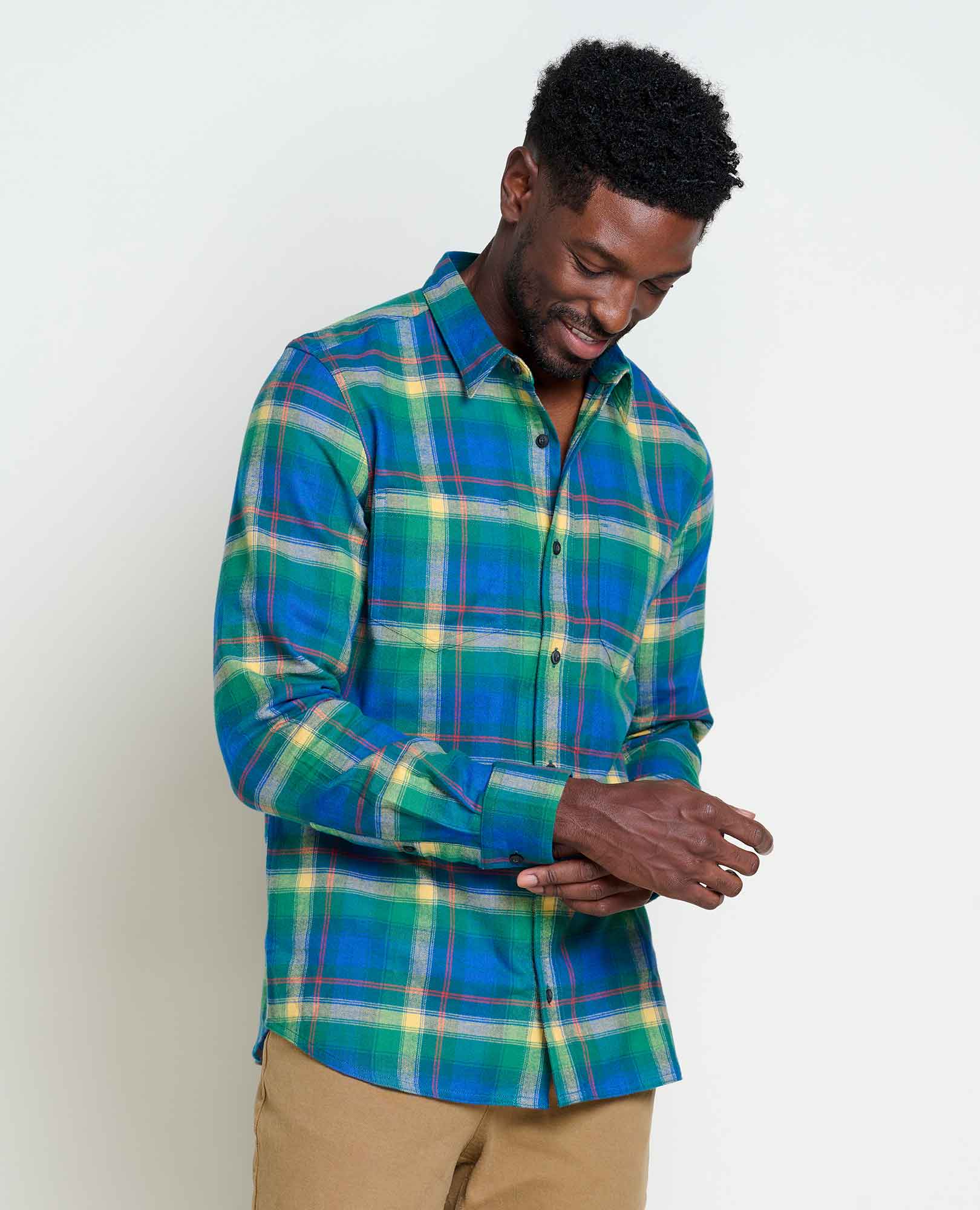 MEN'S LS SHIRT | FLANNAGAN-Shirts & Tops-TOAD&CO-Coriander