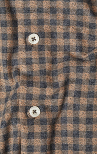 MEN'S L/S SHIRT | GINGHAM-Shirts & Tops-STONE ROSE-MEDIUM-Brown-Coriander