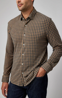 MEN'S L/S SHIRT | GINGHAM-Shirts & Tops-STONE ROSE-Coriander